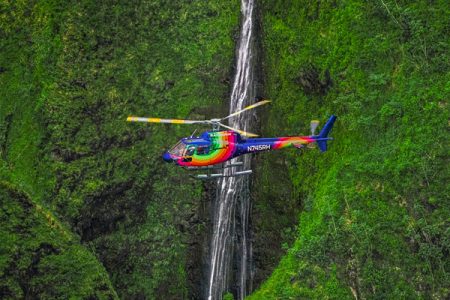Rainbow Helicopters Isle Sights Unseen Oahu helicopter tour.