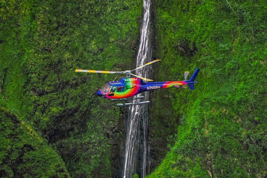 Rainbow Helicopters Isle Sights Unseen Oahu helicopter tour.